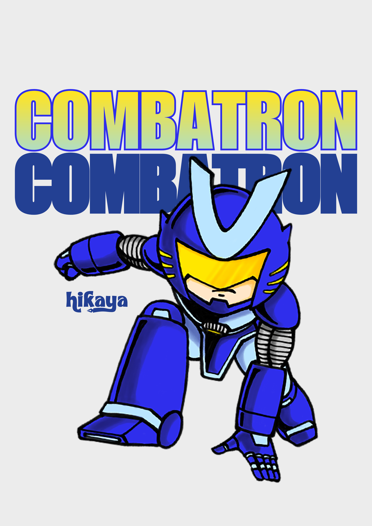 Combatron Charge Pose