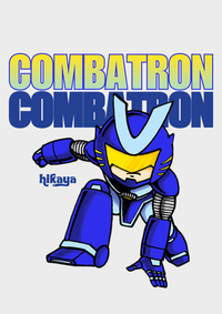 Combatron Charge Pose